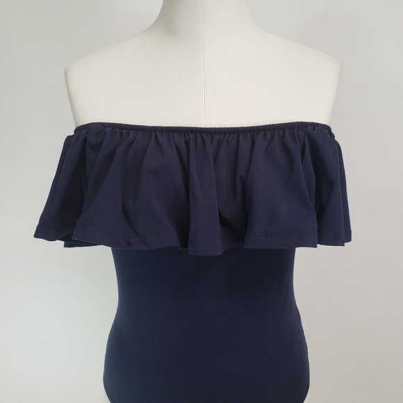 *sold* J. Crew Bodysuit Off Shoulder - Picture 5 of 9